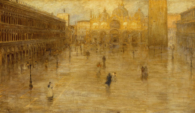 Pietro Fragiacomo Die Piazza San Marco